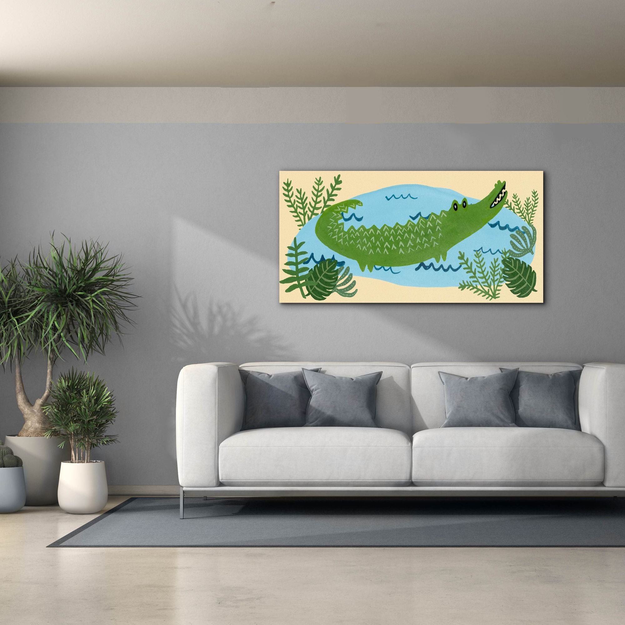 'Lil Wild Ones Collection D' by Regina Moore, Canvas Wall Art,60x30