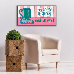 'Mid Morning Coffee Collection D' by Regina Moore, Canvas Wall Art,40x20