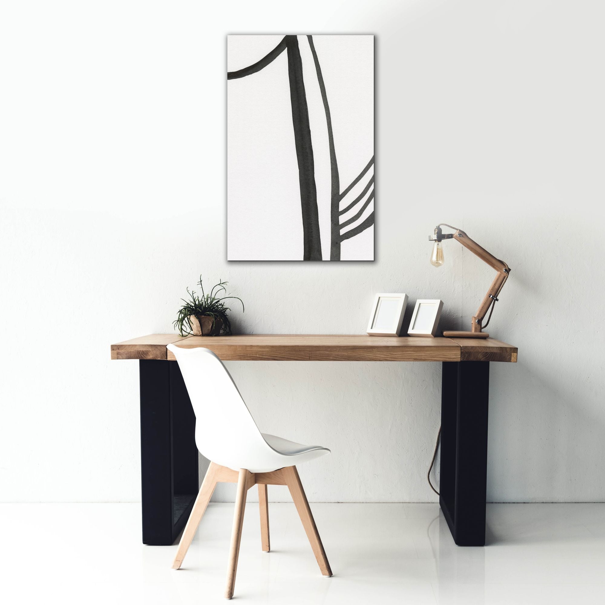 'Ink Lines I' by Regina Moore, Canvas Wall Art,26x40