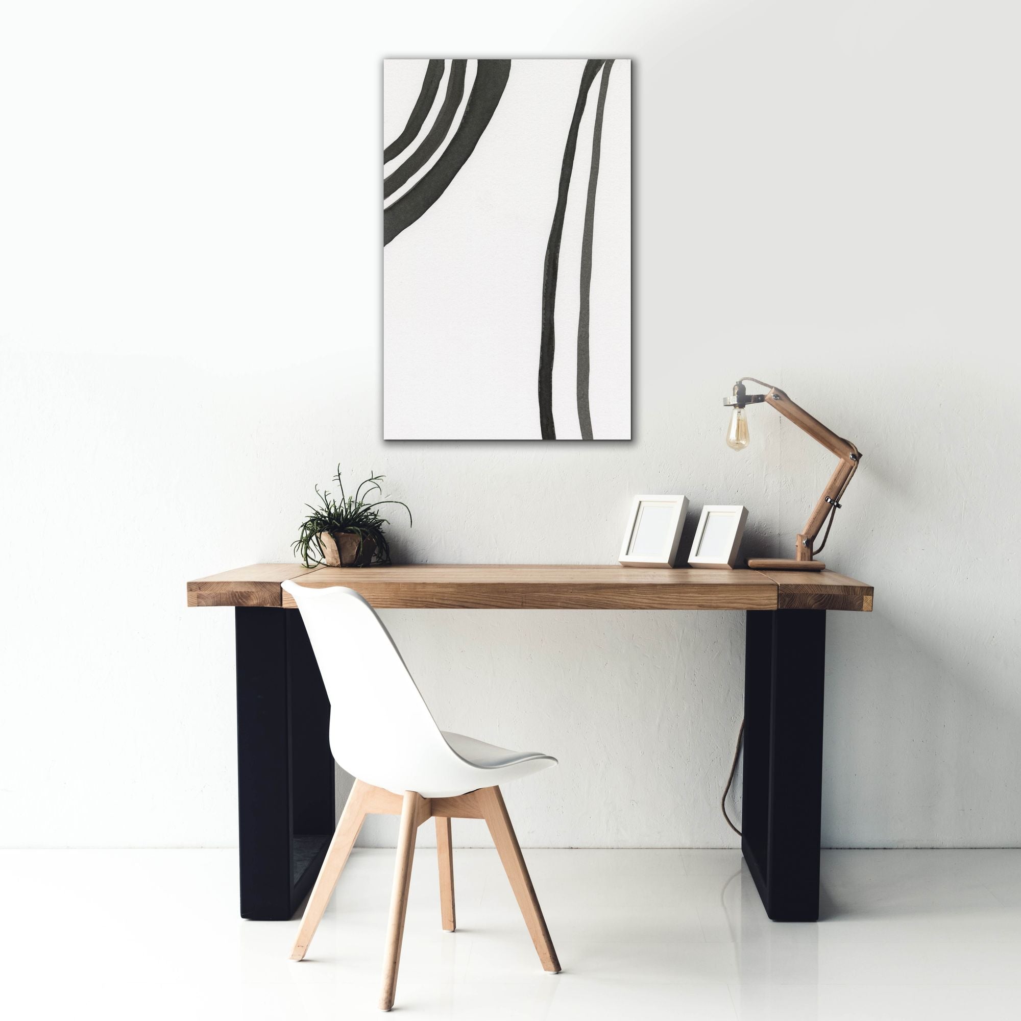 'Ink Lines III' by Regina Moore, Canvas Wall Art,26x40