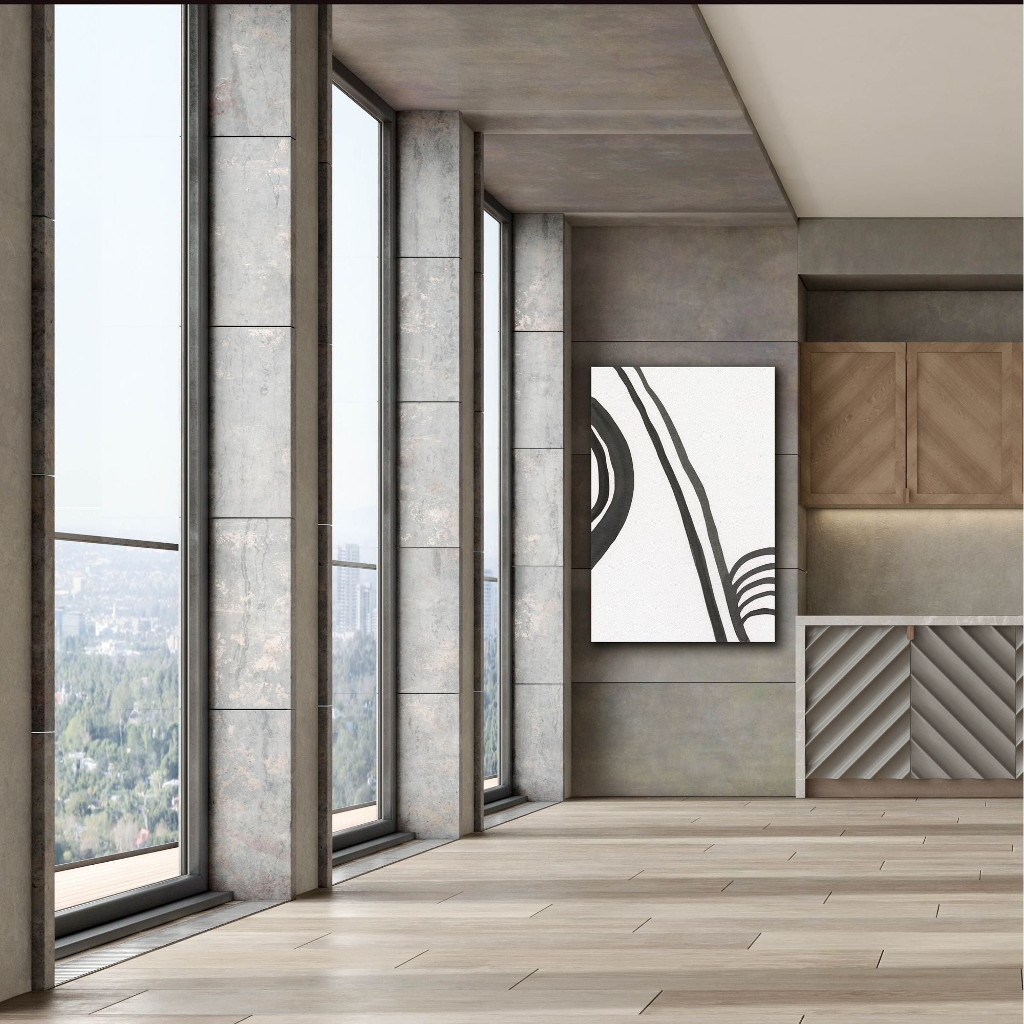 'Ink Lines IV' by Regina Moore, Canvas Wall Art,40x60