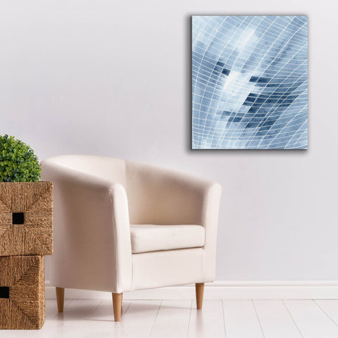 Image of 'Blue Grid I' by Regina Moore, Canvas Wall Art,26x30