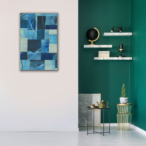 Image of 'Denim Blocks I' by Regina Moore, Canvas Wall Art,26x40