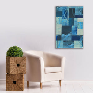 'Denim Blocks I' by Regina Moore, Canvas Wall Art,26x40