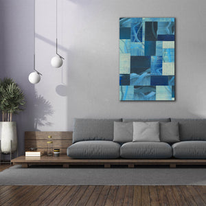 'Denim Blocks I' by Regina Moore, Canvas Wall Art,40x60