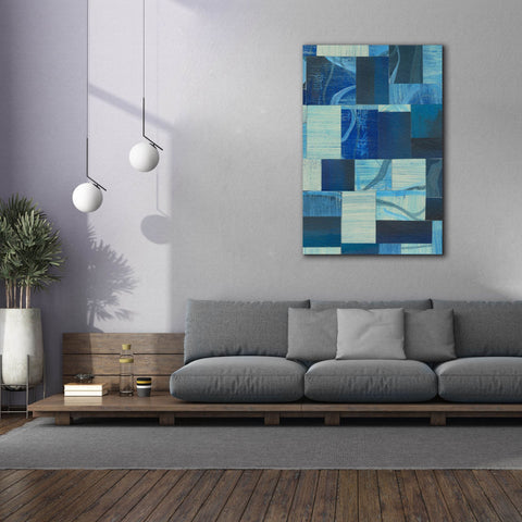 Image of 'Denim Blocks II' by Regina Moore, Canvas Wall Art,40x60