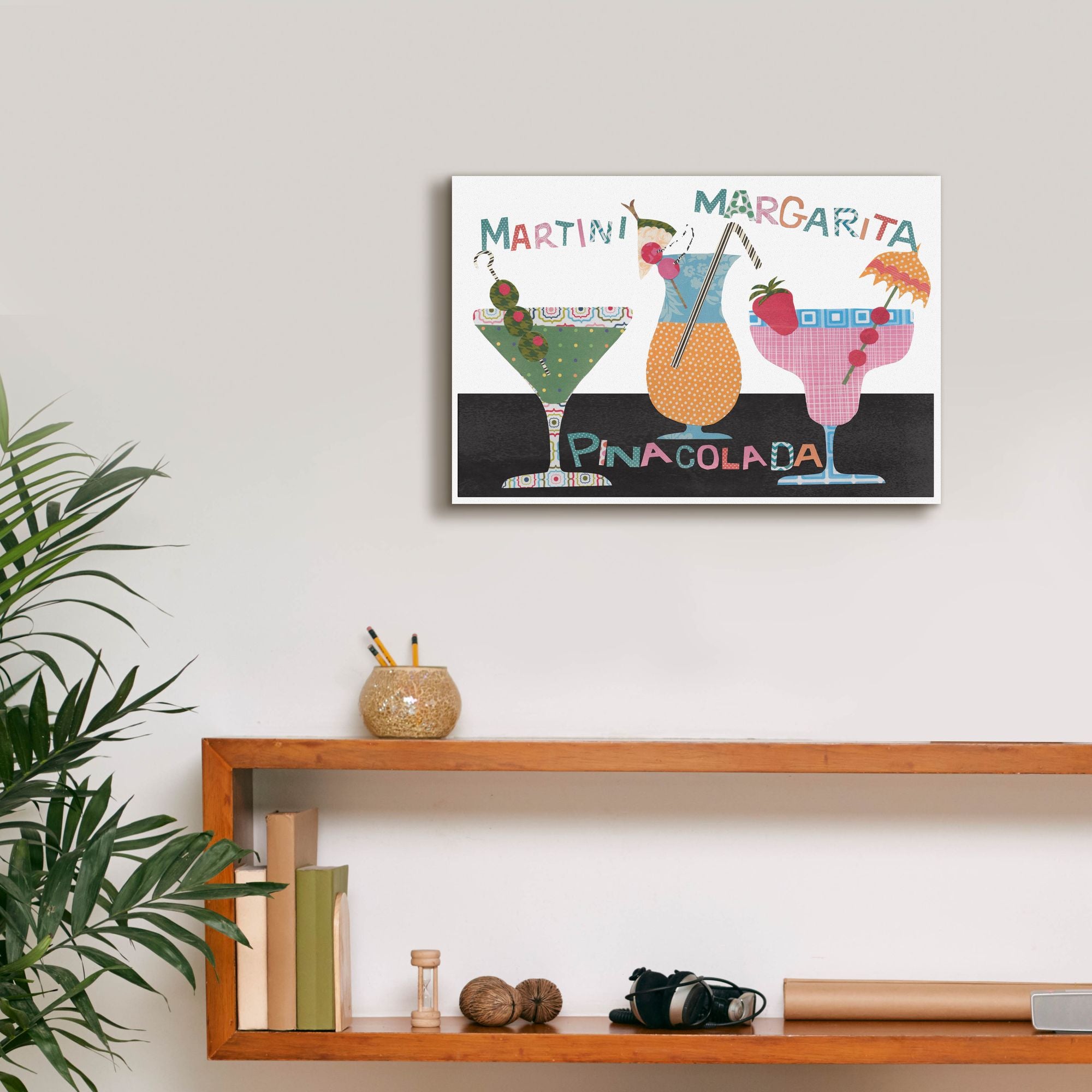 'Mix Me A Drink Collection A' by Regina Moore, Canvas Wall Art,18 x 12