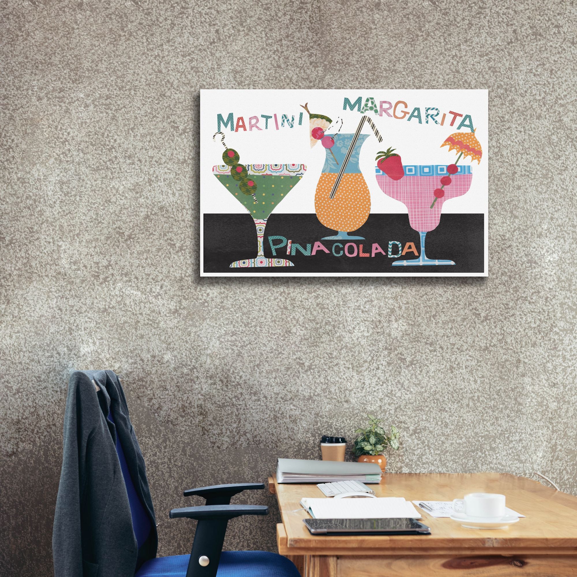 'Mix Me A Drink Collection A' by Regina Moore, Canvas Wall Art,40x26