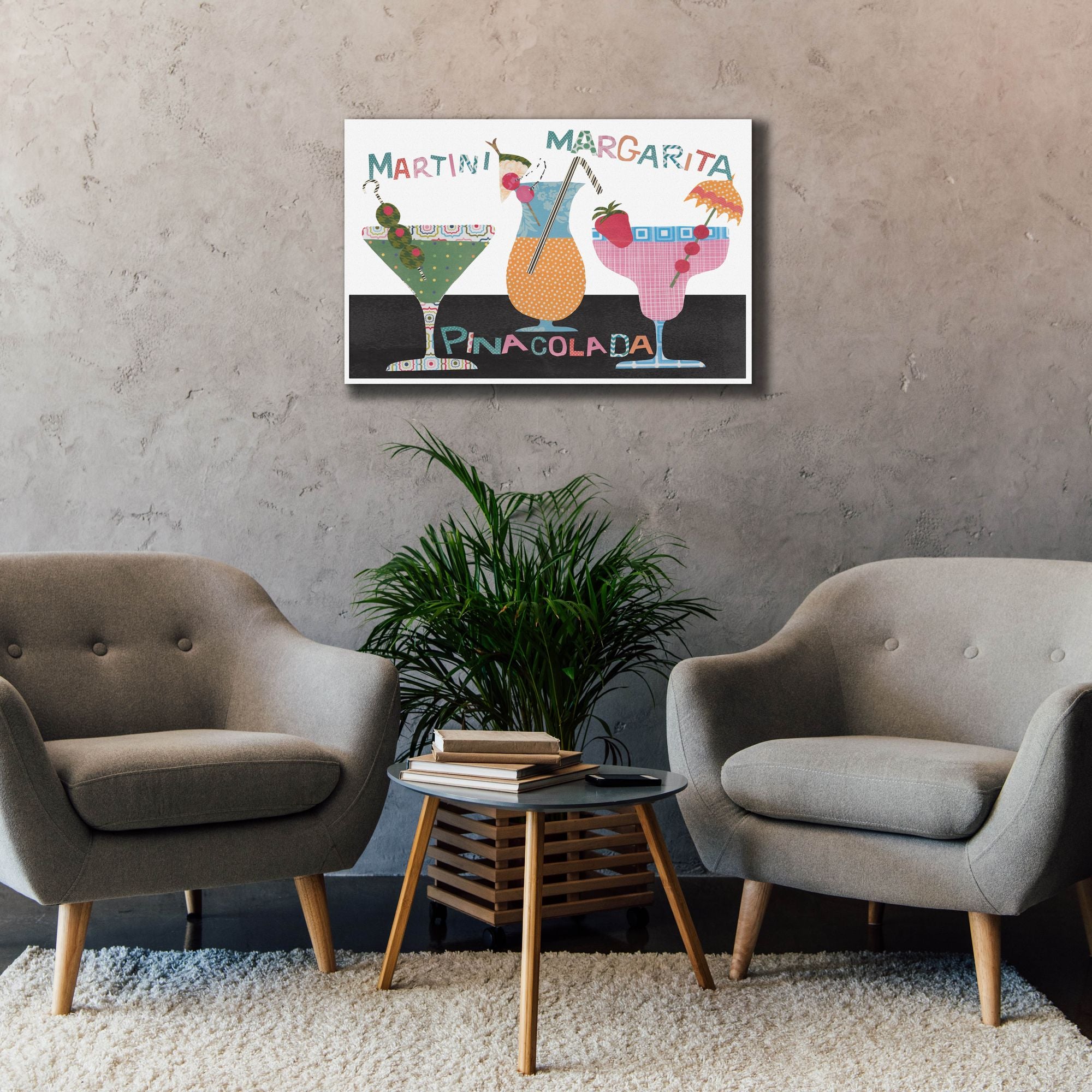 'Mix Me A Drink Collection A' by Regina Moore, Canvas Wall Art,40x26