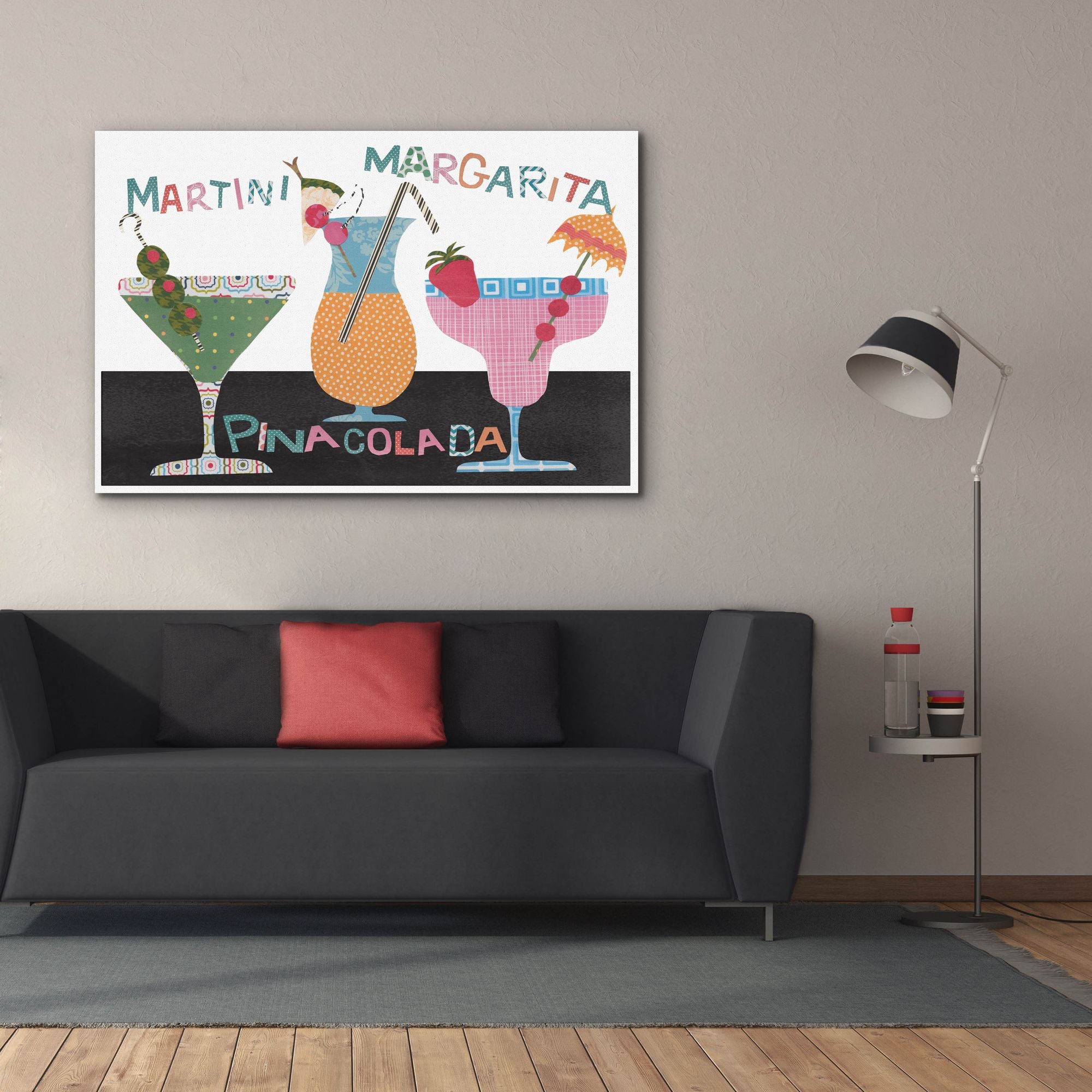 'Mix Me A Drink Collection A' by Regina Moore, Canvas Wall Art,60x40