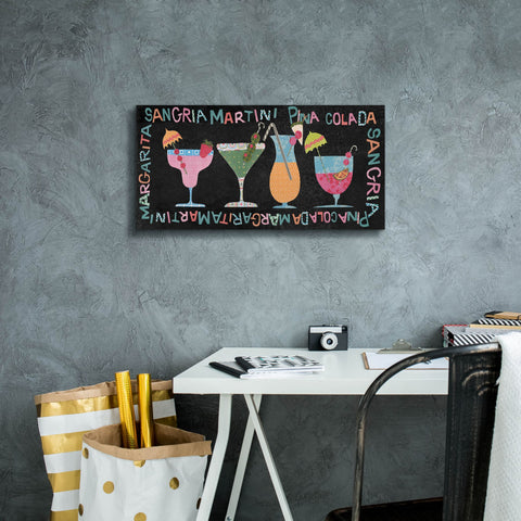 Image of 'Mix Me A Drink Collection D' by Regina Moore, Canvas Wall Art,24 x 12
