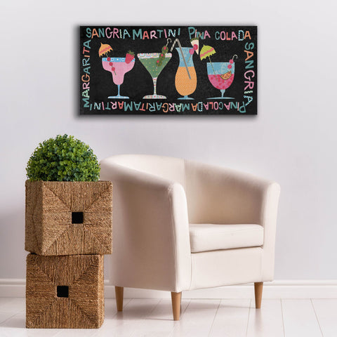 Image of 'Mix Me A Drink Collection D' by Regina Moore, Canvas Wall Art,40x20
