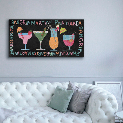 Image of 'Mix Me A Drink Collection D' by Regina Moore, Canvas Wall Art,60x30