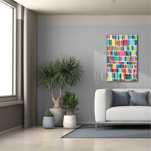 'Rainbow Marks I' by Regina Moore, Canvas Wall Art,26x40