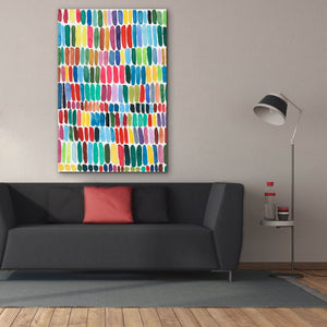 'Rainbow Marks I' by Regina Moore, Canvas Wall Art,40x60