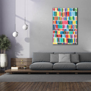 'Rainbow Marks I' by Regina Moore, Canvas Wall Art,40x60