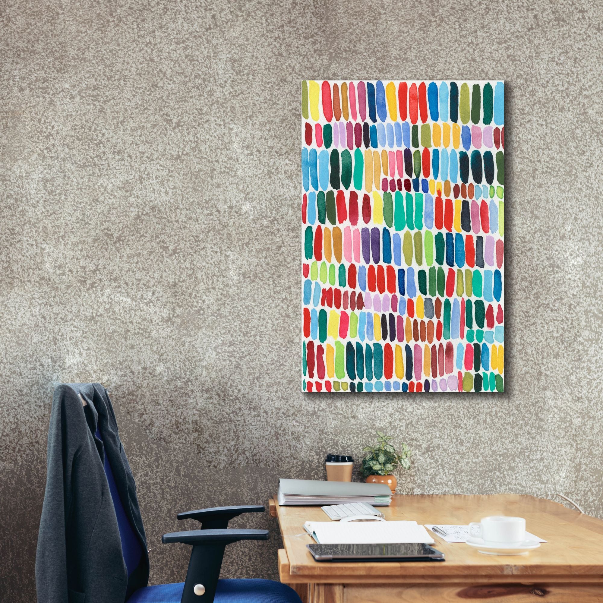 'Rainbow Marks II' by Regina Moore, Canvas Wall Art,26x40