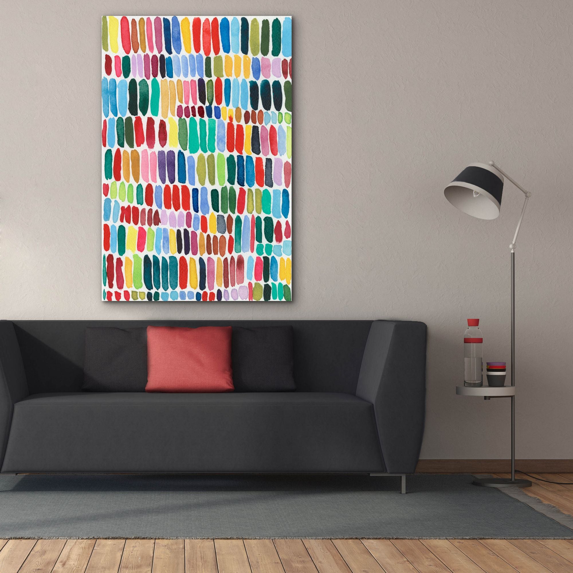 'Rainbow Marks II' by Regina Moore, Canvas Wall Art,40x60