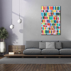 'Rainbow Marks II' by Regina Moore, Canvas Wall Art,40x60