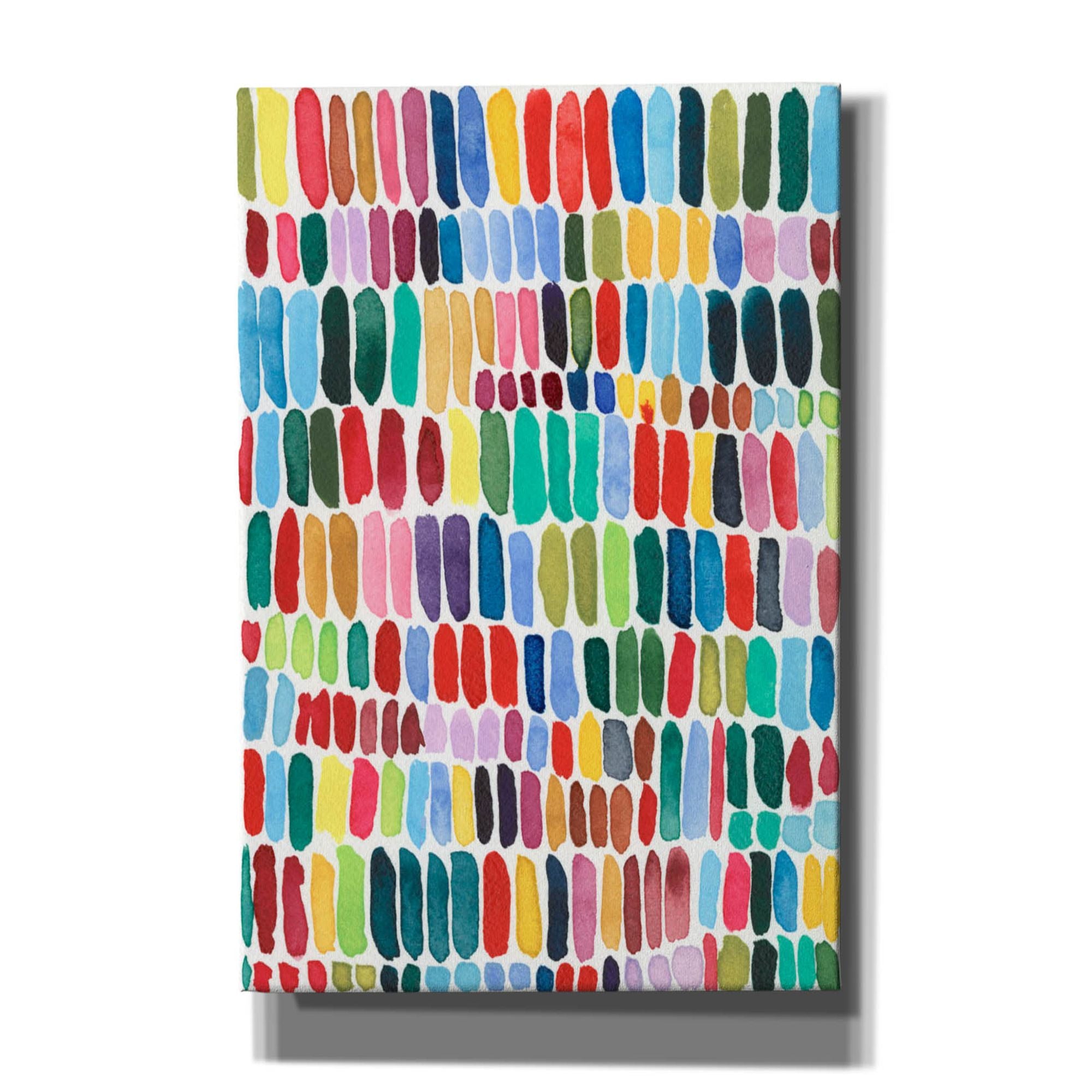 'Rainbow Marks II' by Regina Moore, Canvas Wall Art