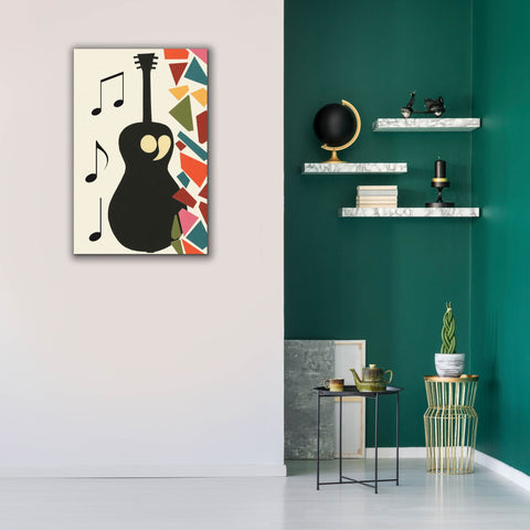Image of 'Cut Paper Instruments Collection B' by Regina Moore, Canvas Wall Art,26x40