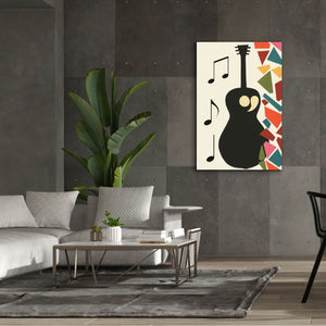 'Cut Paper Instruments Collection B' by Regina Moore, Canvas Wall Art,40x60