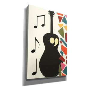 'Cut Paper Instruments Collection B' by Regina Moore, Canvas Wall Art