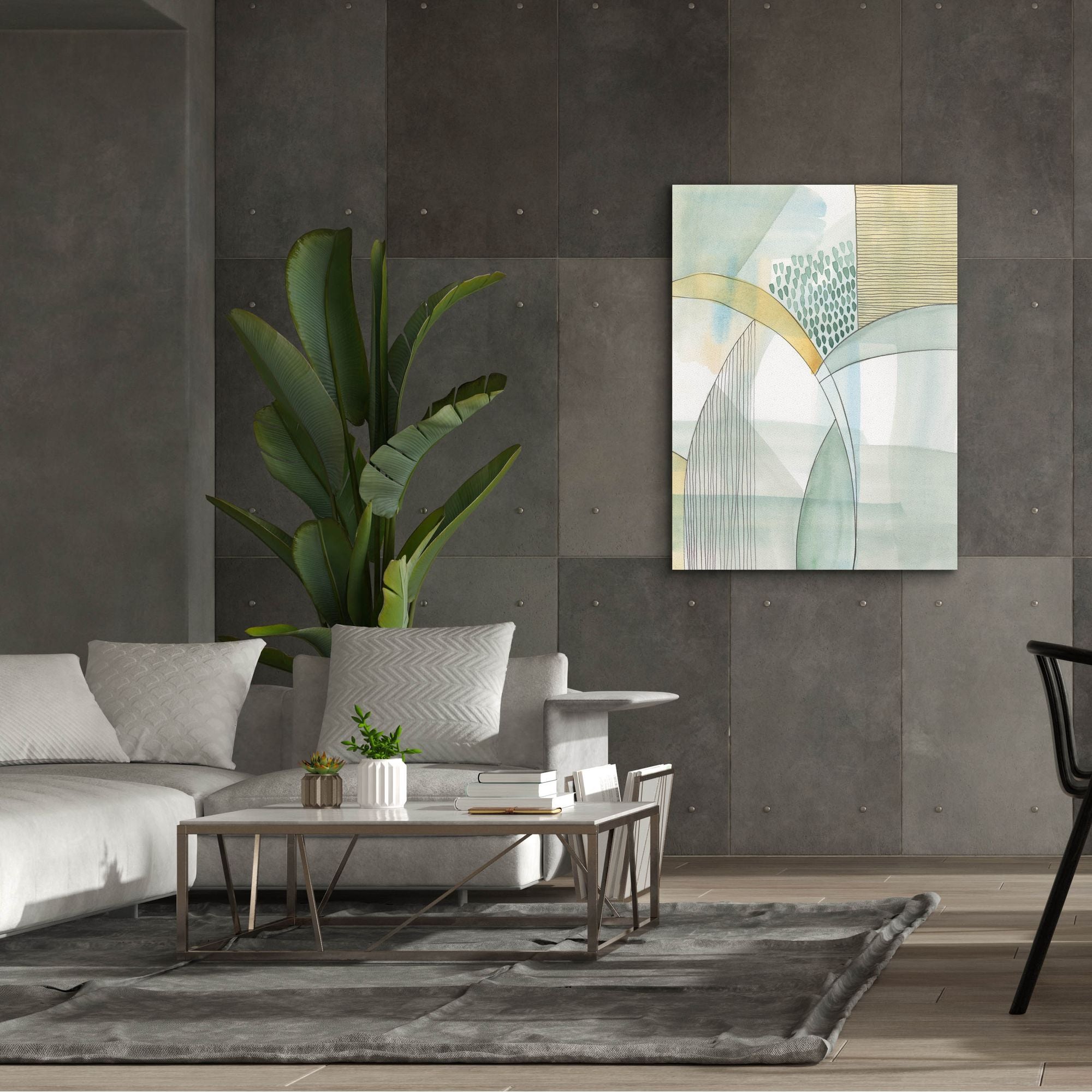 'Mint Reflection I' by Regina Moore, Canvas Wall Art,40x54