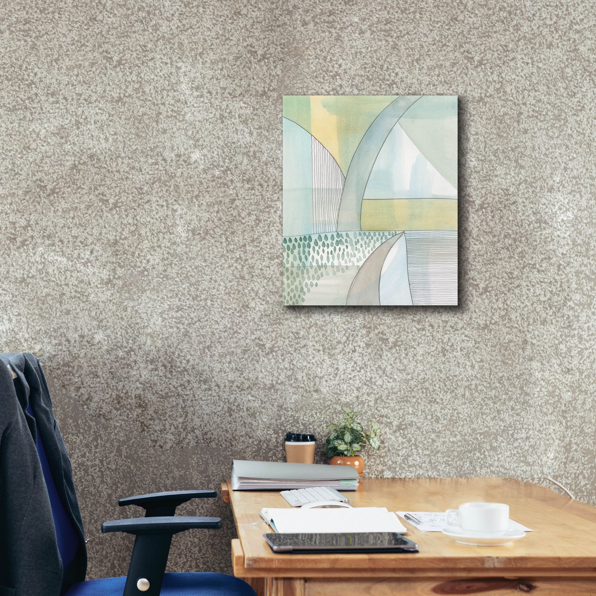 'Mint Reflection II' by Regina Moore, Canvas Wall Art,20 x 24