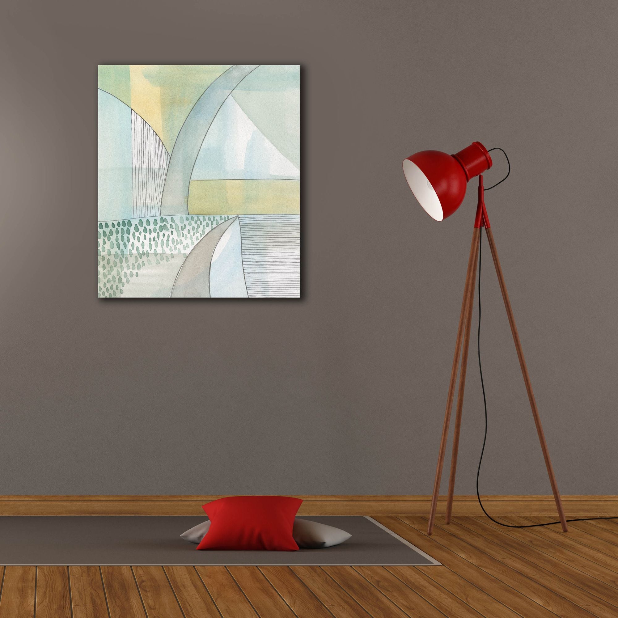 'Mint Reflection II' by Regina Moore, Canvas Wall Art,26x30