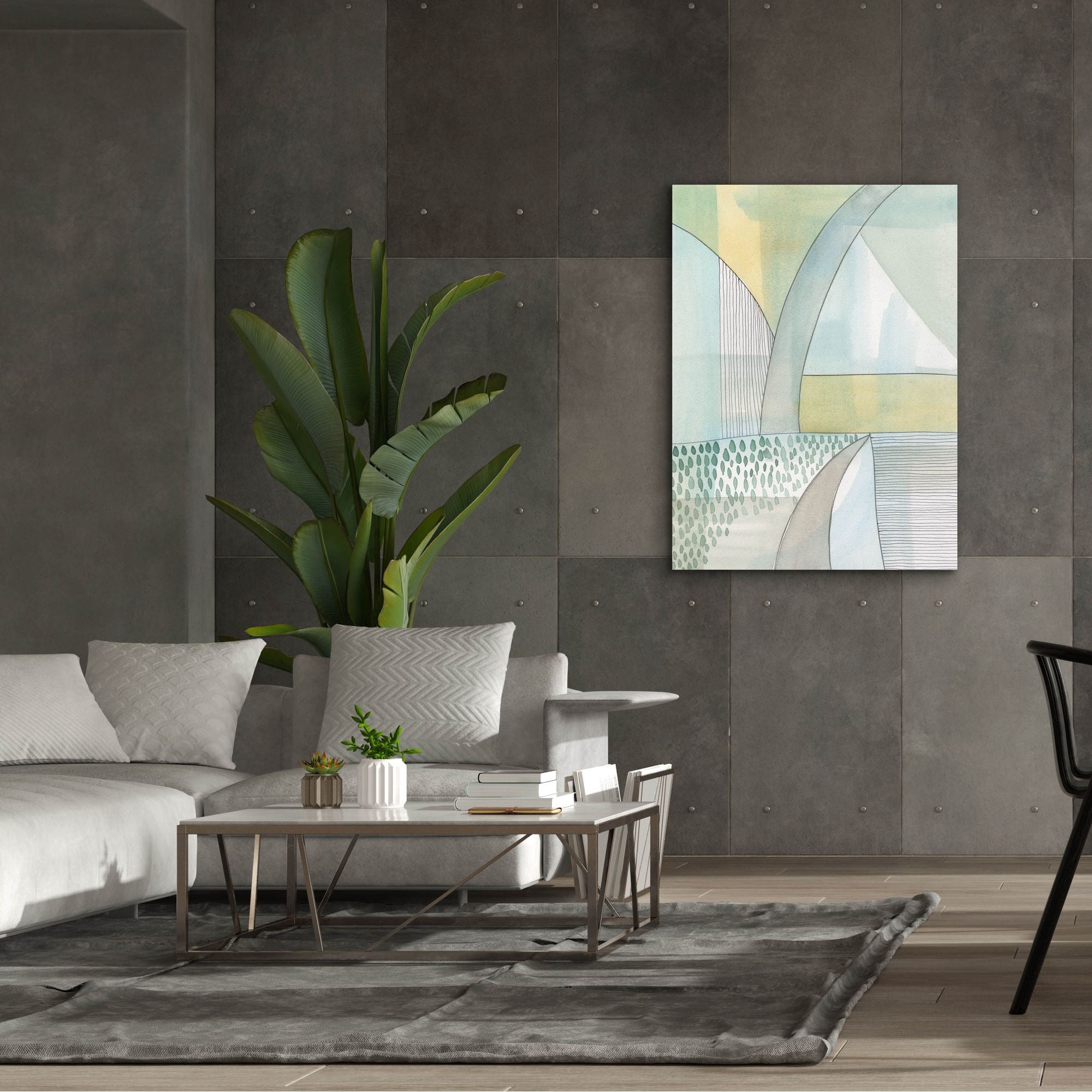 'Mint Reflection II' by Regina Moore, Canvas Wall Art,40x54