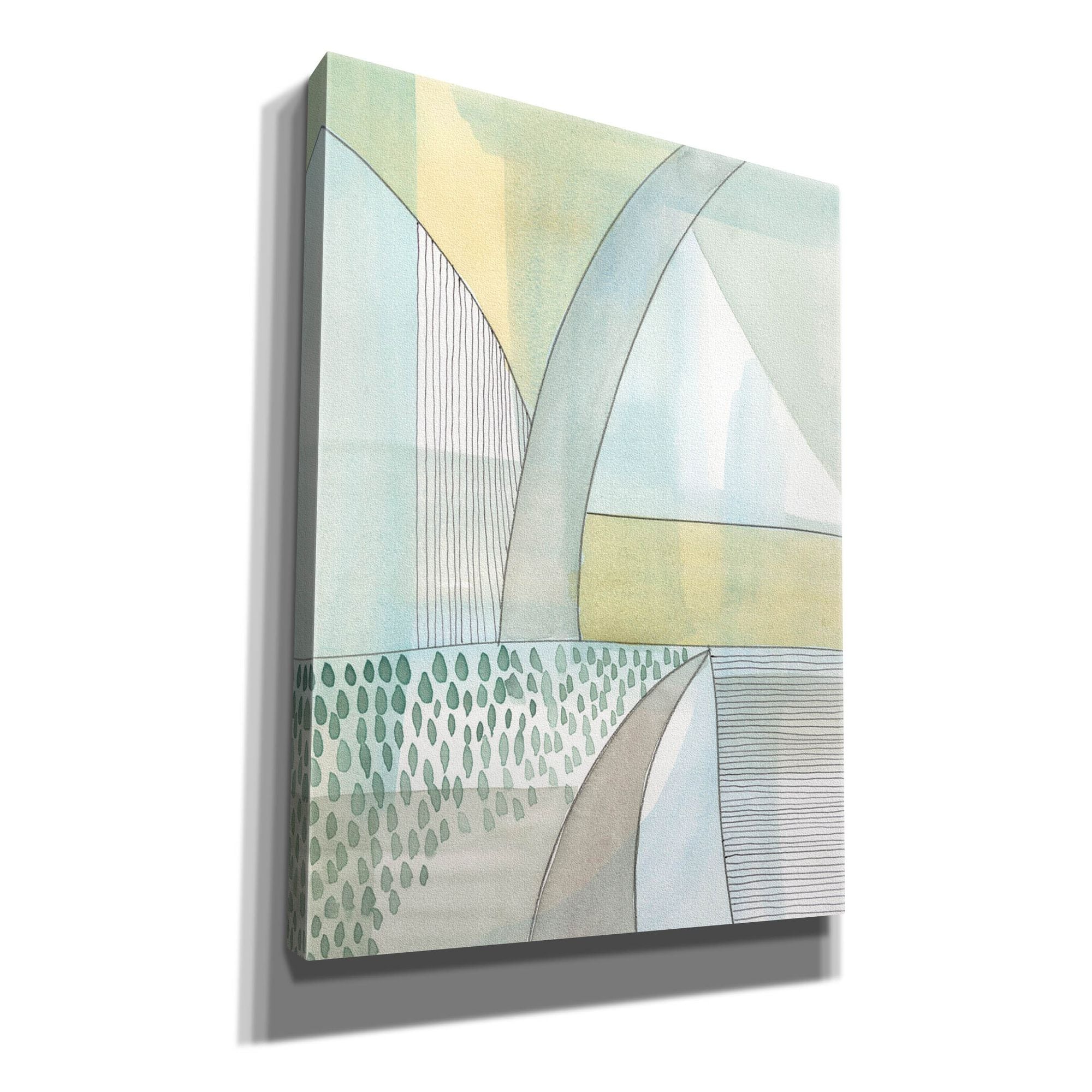 'Mint Reflection II' by Regina Moore, Canvas Wall Art