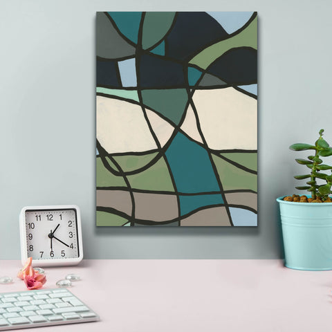 Image of 'Multicolor Stained Glass I' by Regina Moore, Canvas Wall Art,12 x 16