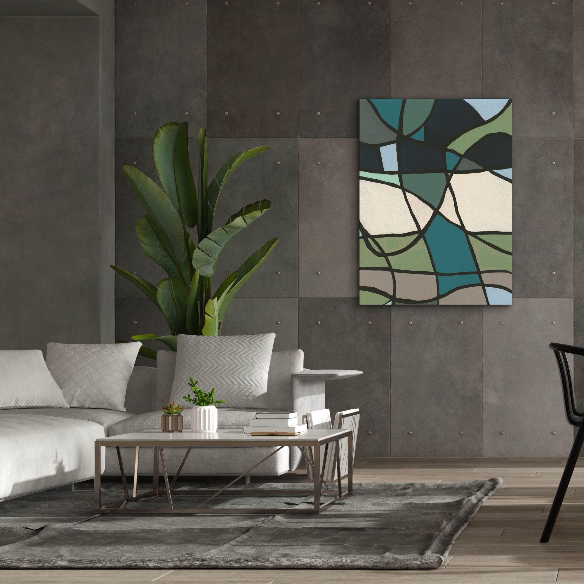 'Multicolor Stained Glass I' by Regina Moore, Canvas Wall Art,40x54