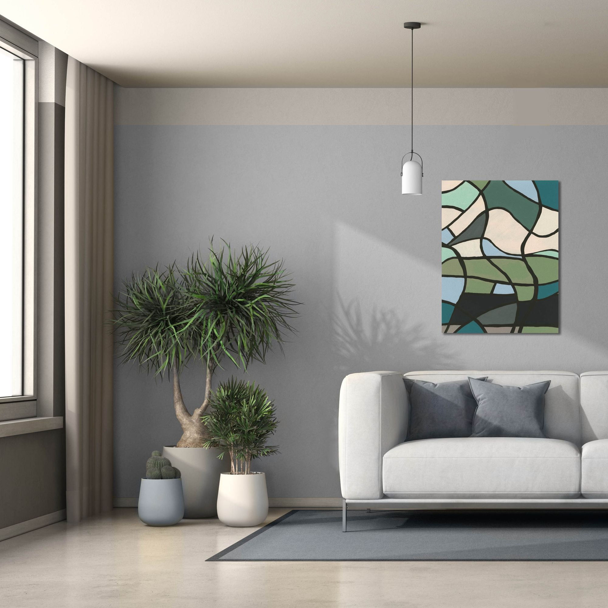 'Multicolor Stained Glass II' by Regina Moore, Canvas Wall Art,26 x 34