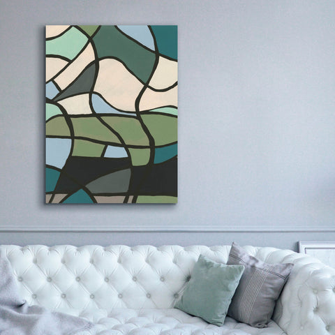 Image of 'Multicolor Stained Glass II' by Regina Moore, Canvas Wall Art,40x54