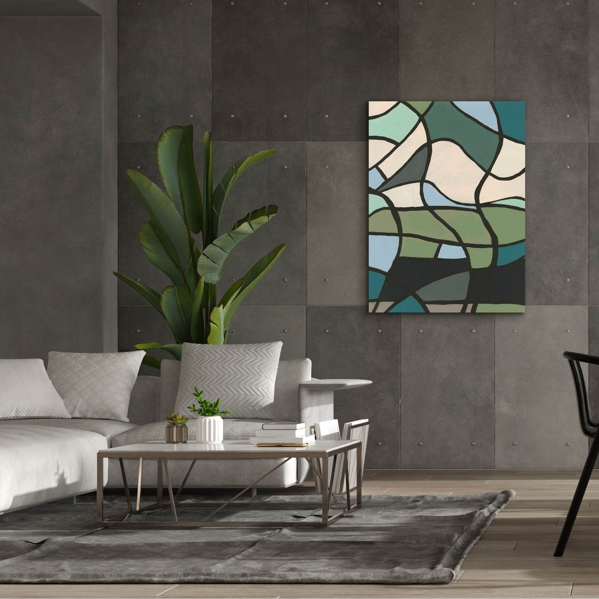 'Multicolor Stained Glass II' by Regina Moore, Canvas Wall Art,40x54