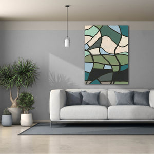 'Multicolor Stained Glass II' by Regina Moore, Canvas Wall Art,40x54