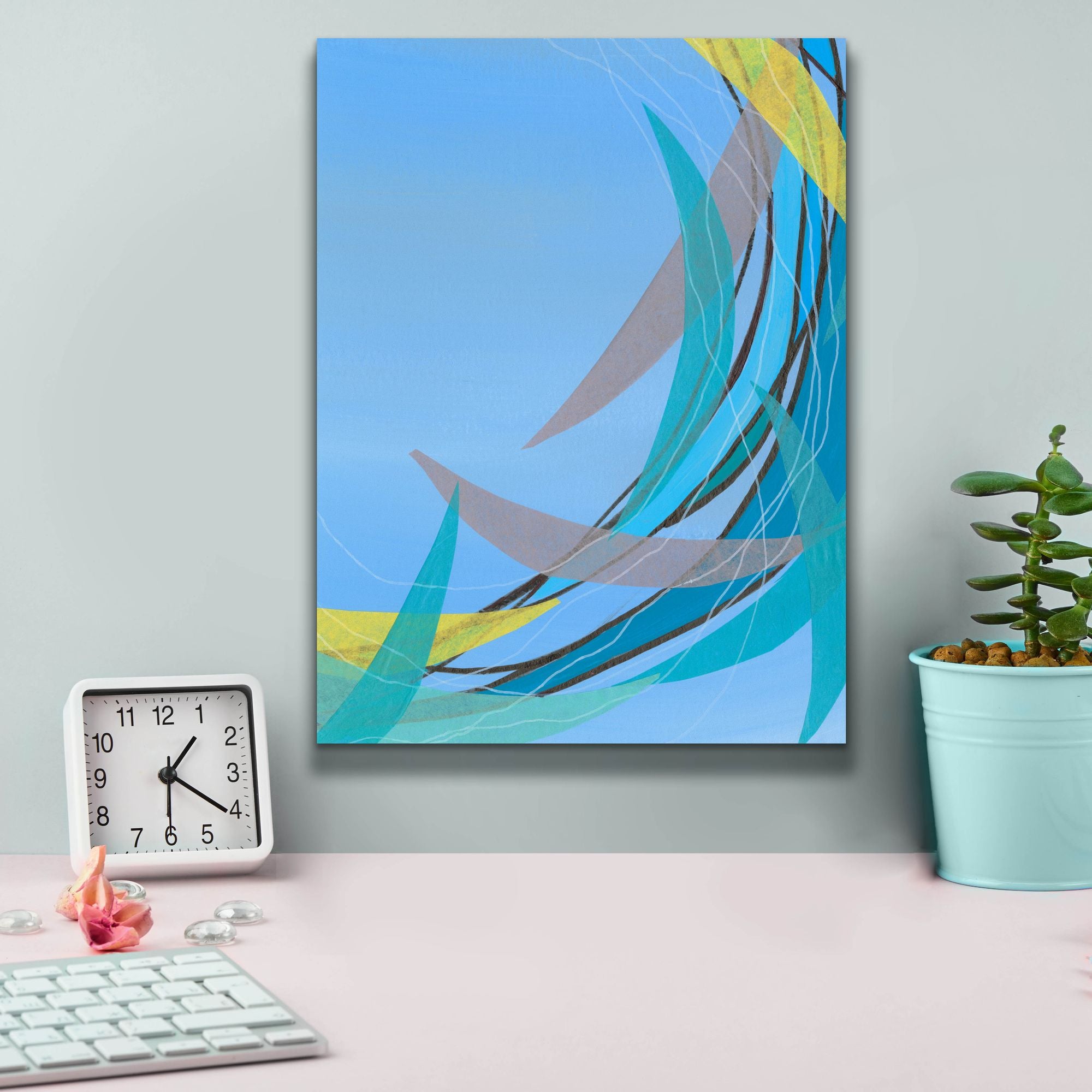 'Circulating Flow II' by Regina Moore, Canvas Wall Art,12 x 16