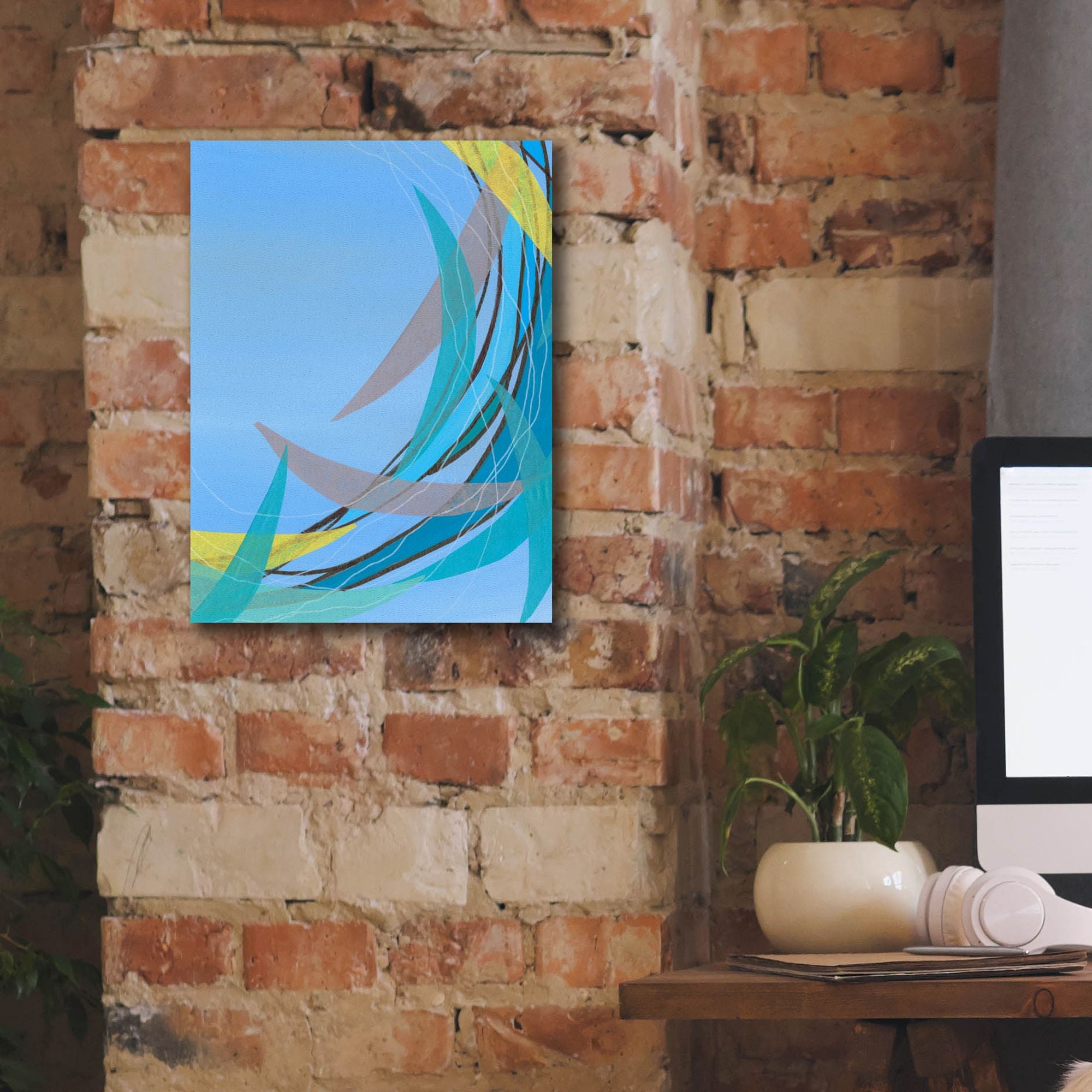 'Circulating Flow II' by Regina Moore, Canvas Wall Art,12 x 16