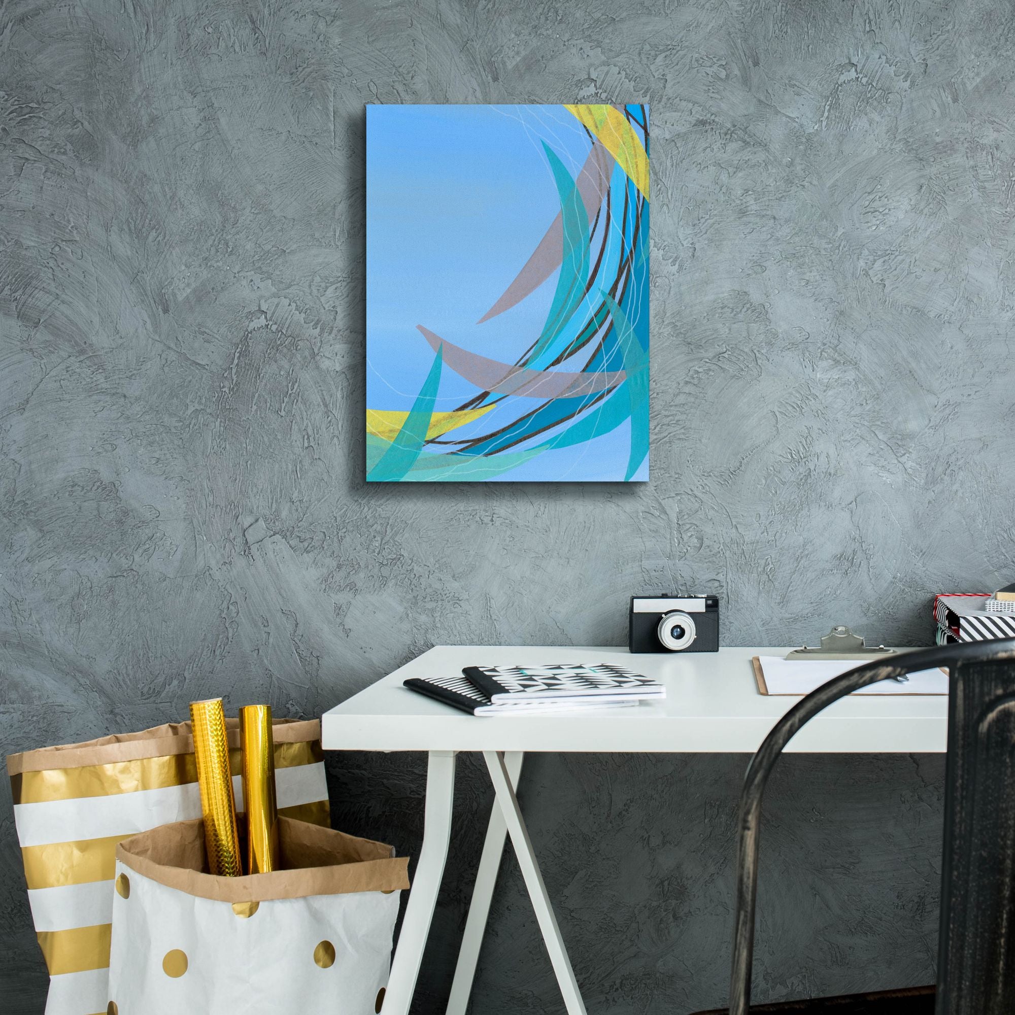 'Circulating Flow II' by Regina Moore, Canvas Wall Art,12 x 16