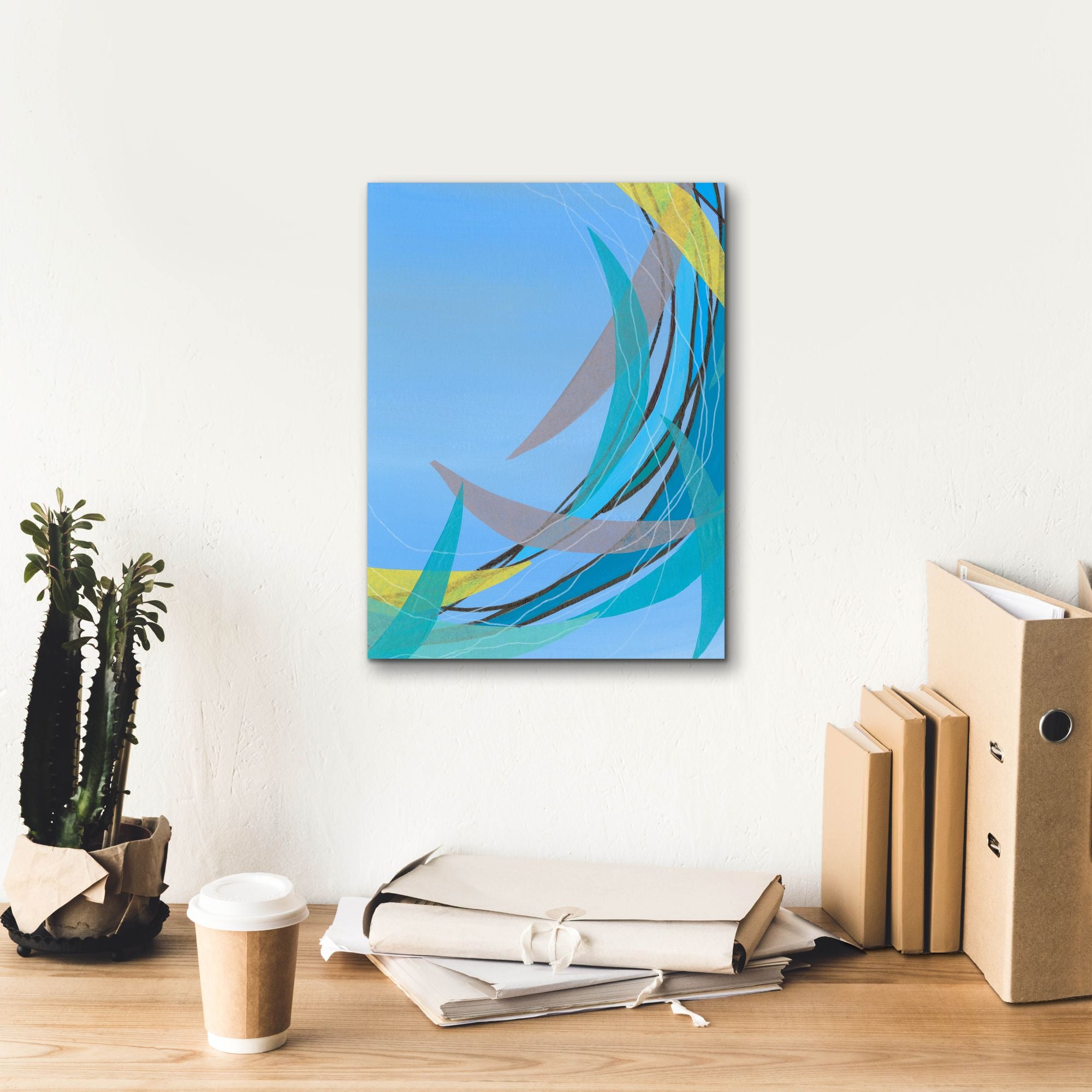 'Circulating Flow II' by Regina Moore, Canvas Wall Art,12 x 16