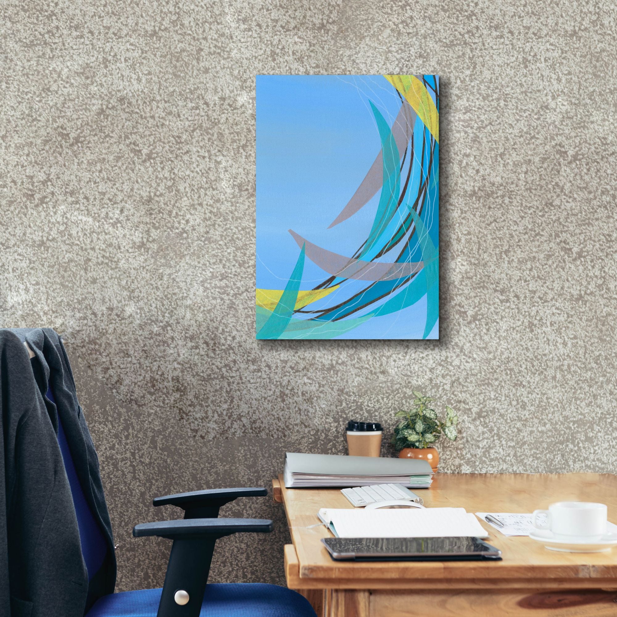 'Circulating Flow II' by Regina Moore, Canvas Wall Art,18 x 26