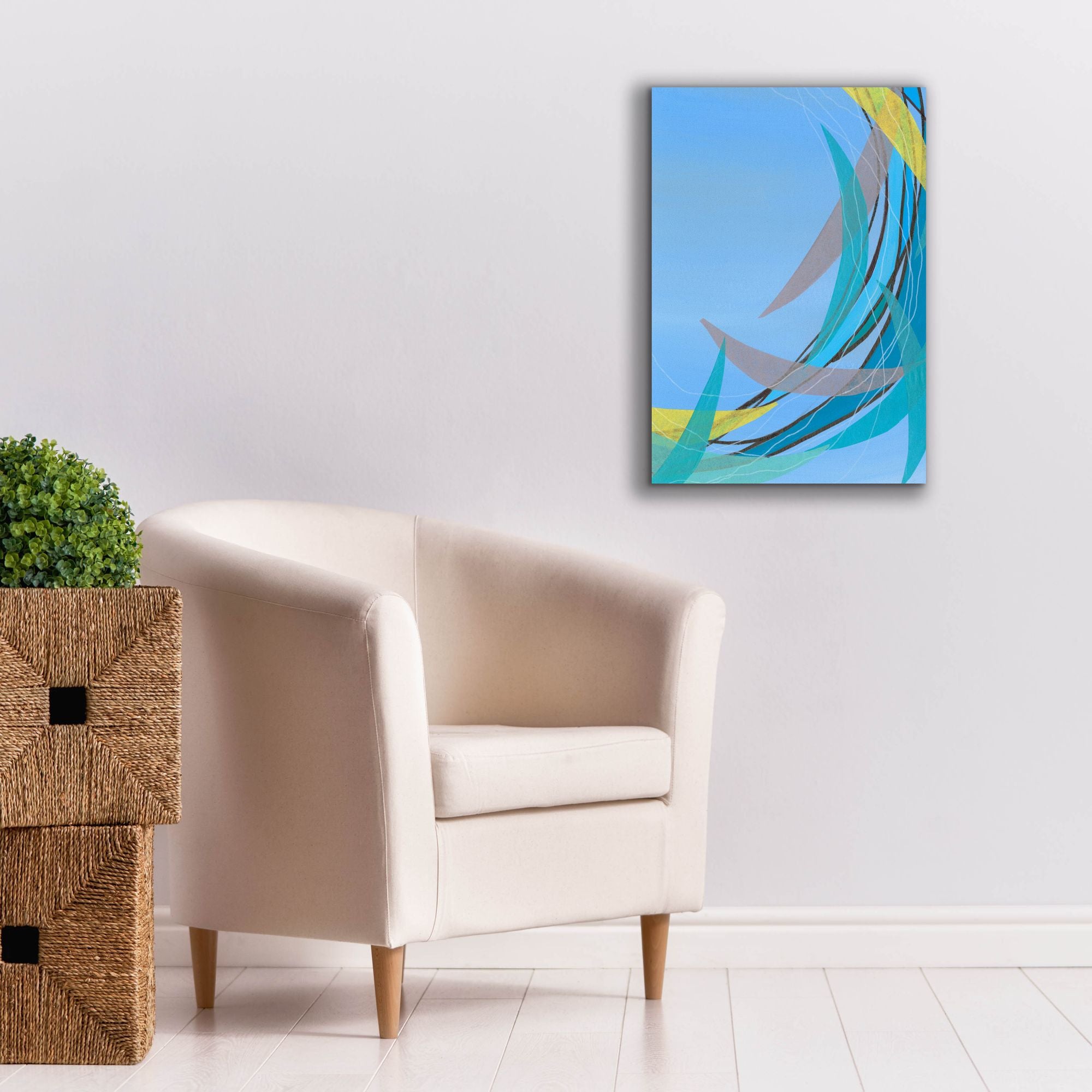 'Circulating Flow II' by Regina Moore, Canvas Wall Art,18 x 26