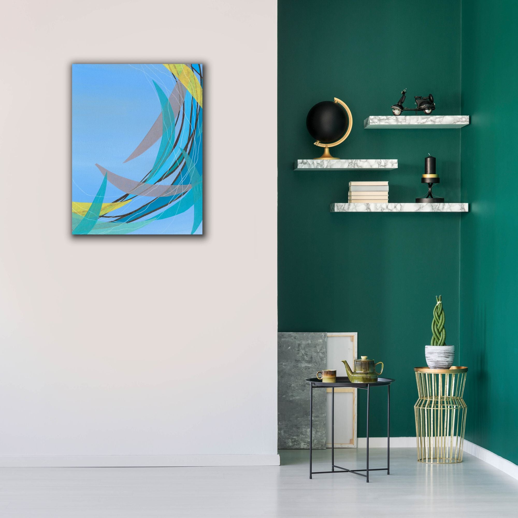 'Circulating Flow II' by Regina Moore, Canvas Wall Art,26 x 34