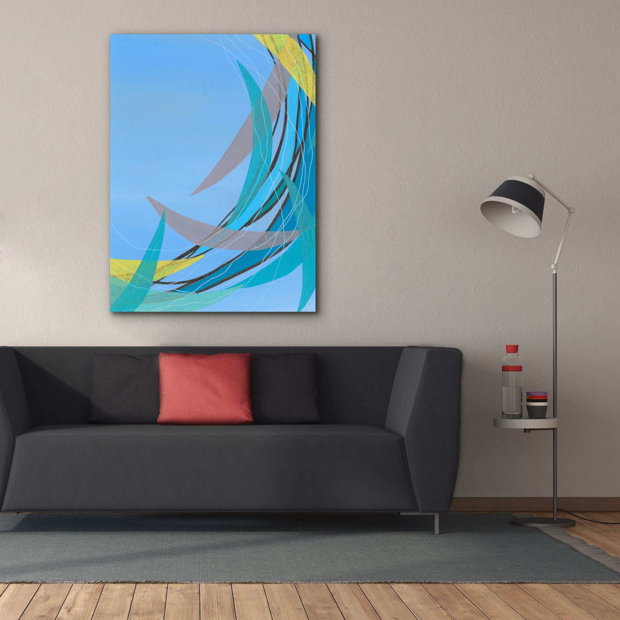 'Circulating Flow II' by Regina Moore, Canvas Wall Art,40x54