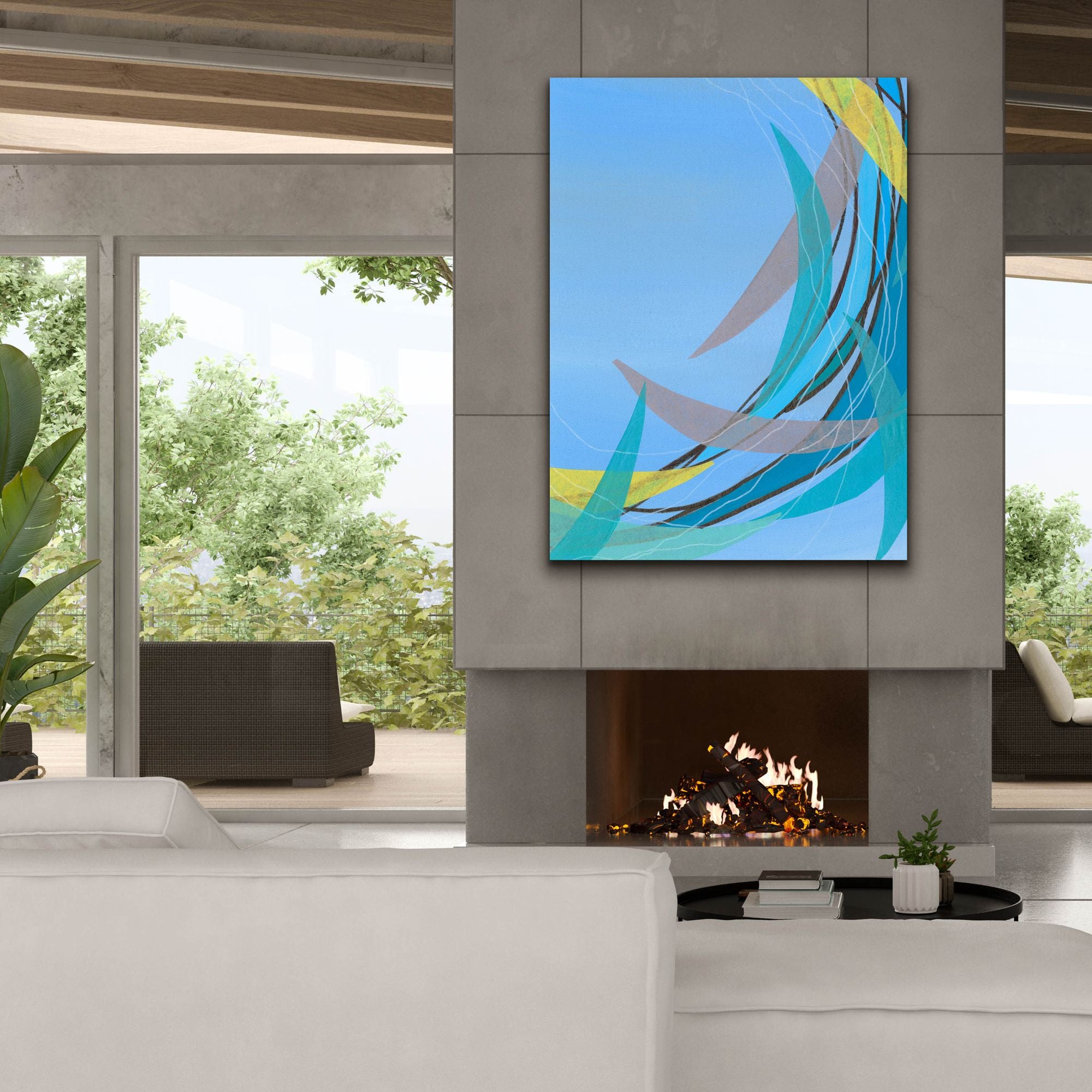 'Circulating Flow II' by Regina Moore, Canvas Wall Art,40x54