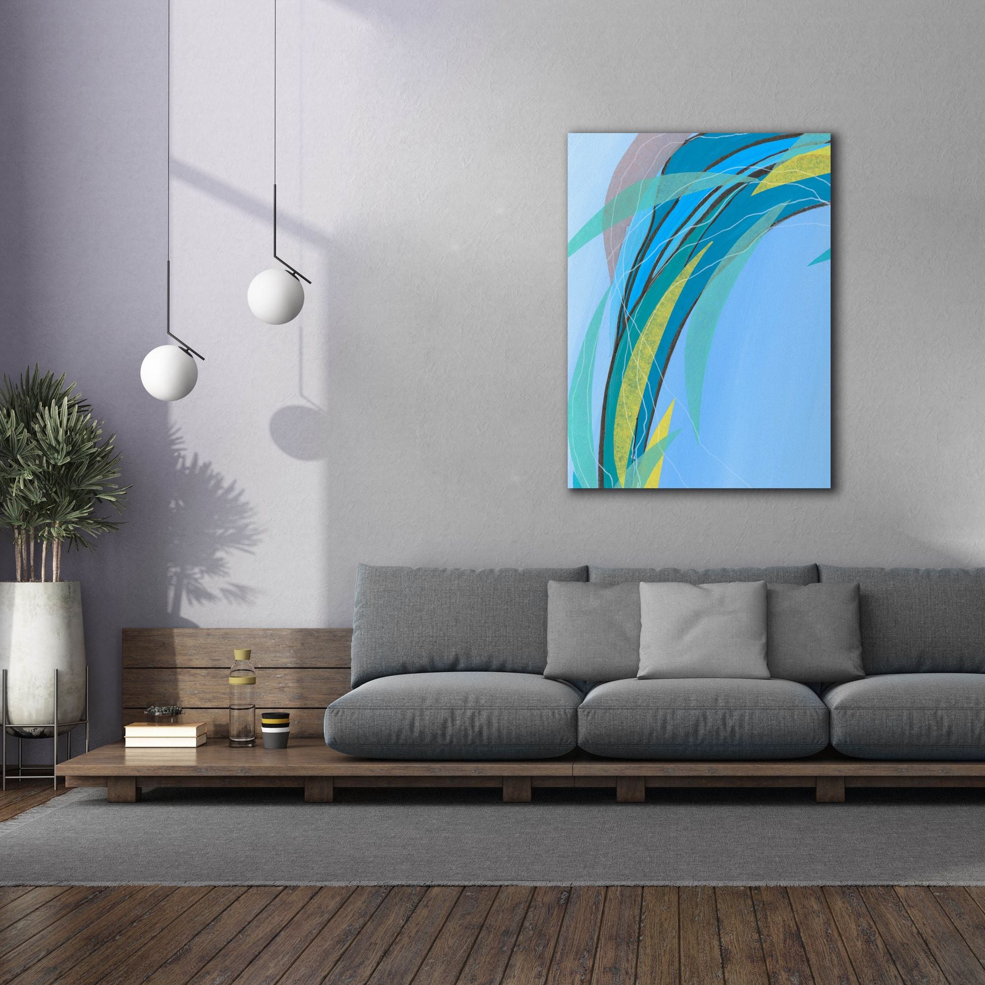 'Circulating Flow III' by Regina Moore, Canvas Wall Art,40x54