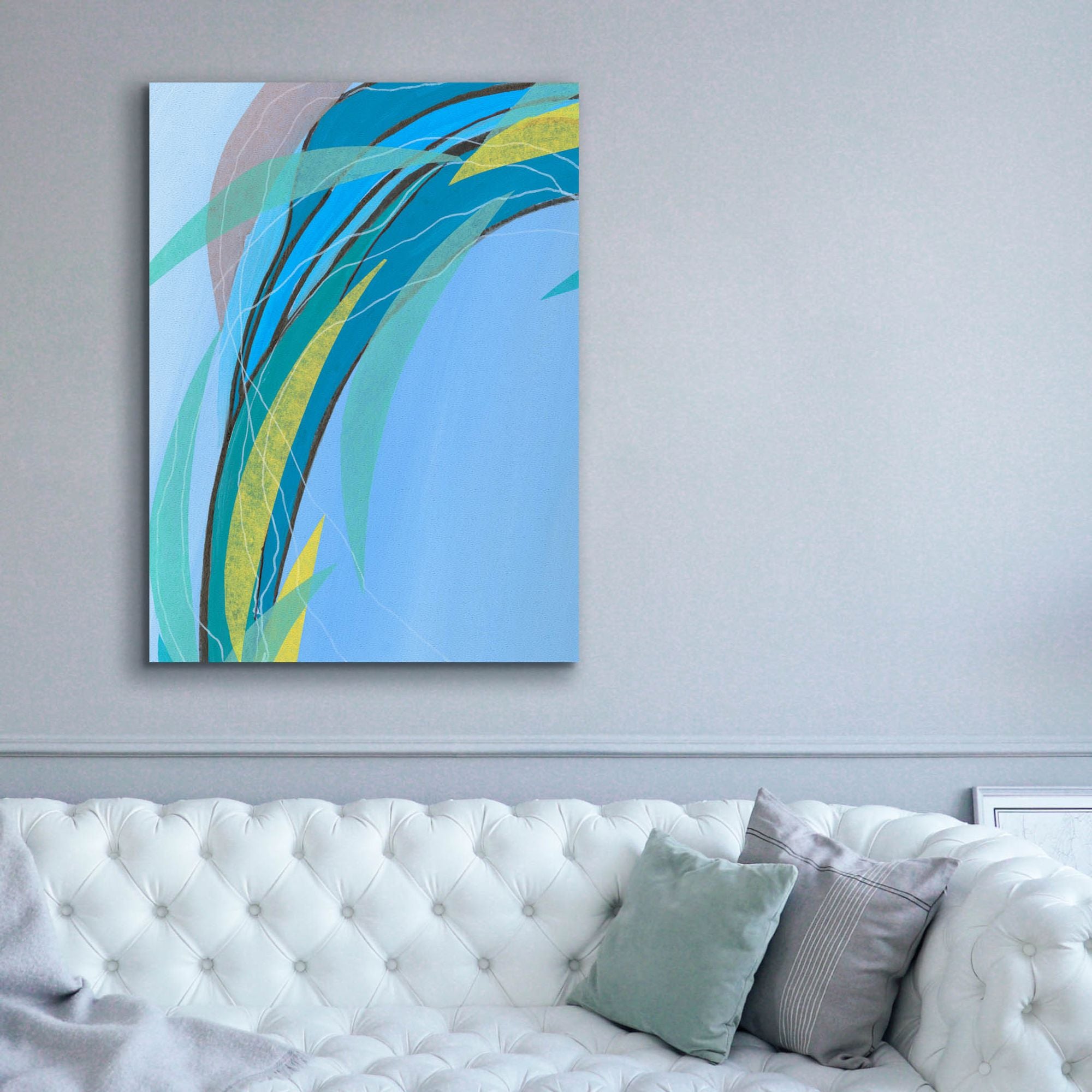 'Circulating Flow III' by Regina Moore, Canvas Wall Art,40x54