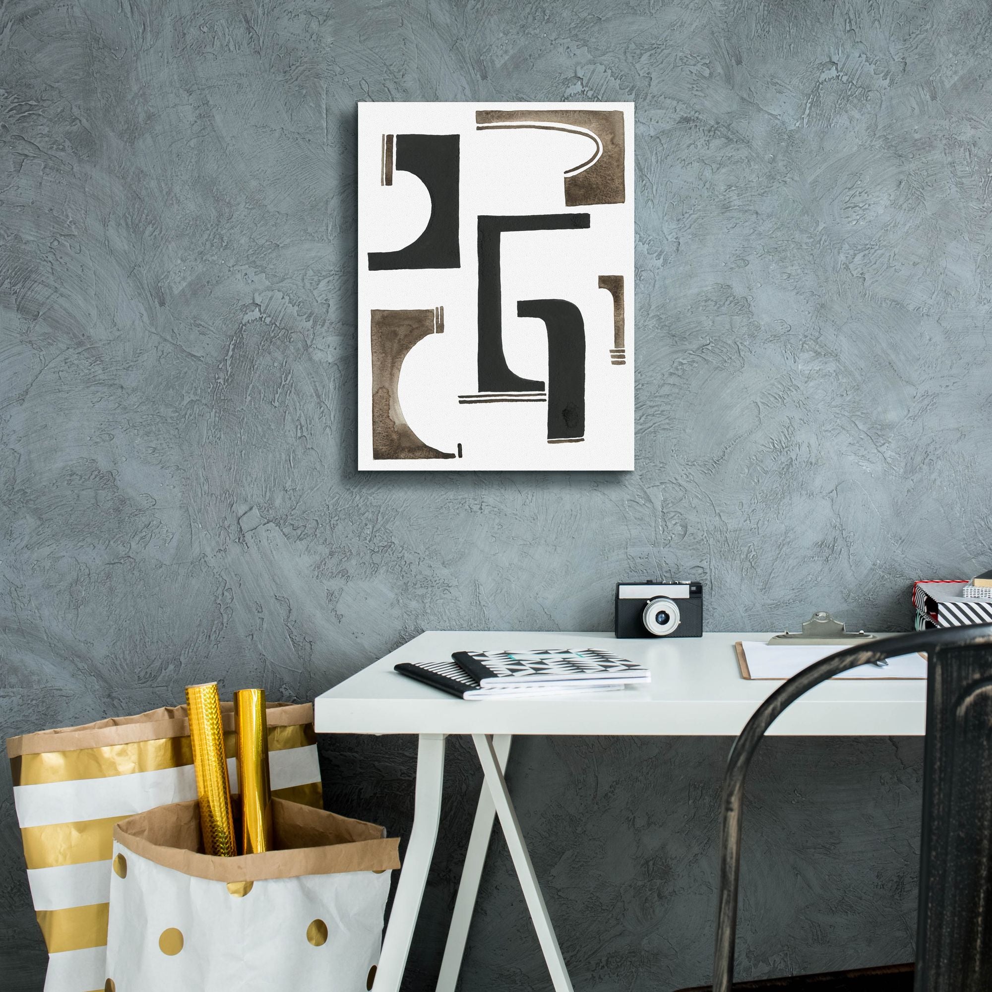 'Midway I' by Regina Moore, Canvas Wall Art,12 x 16